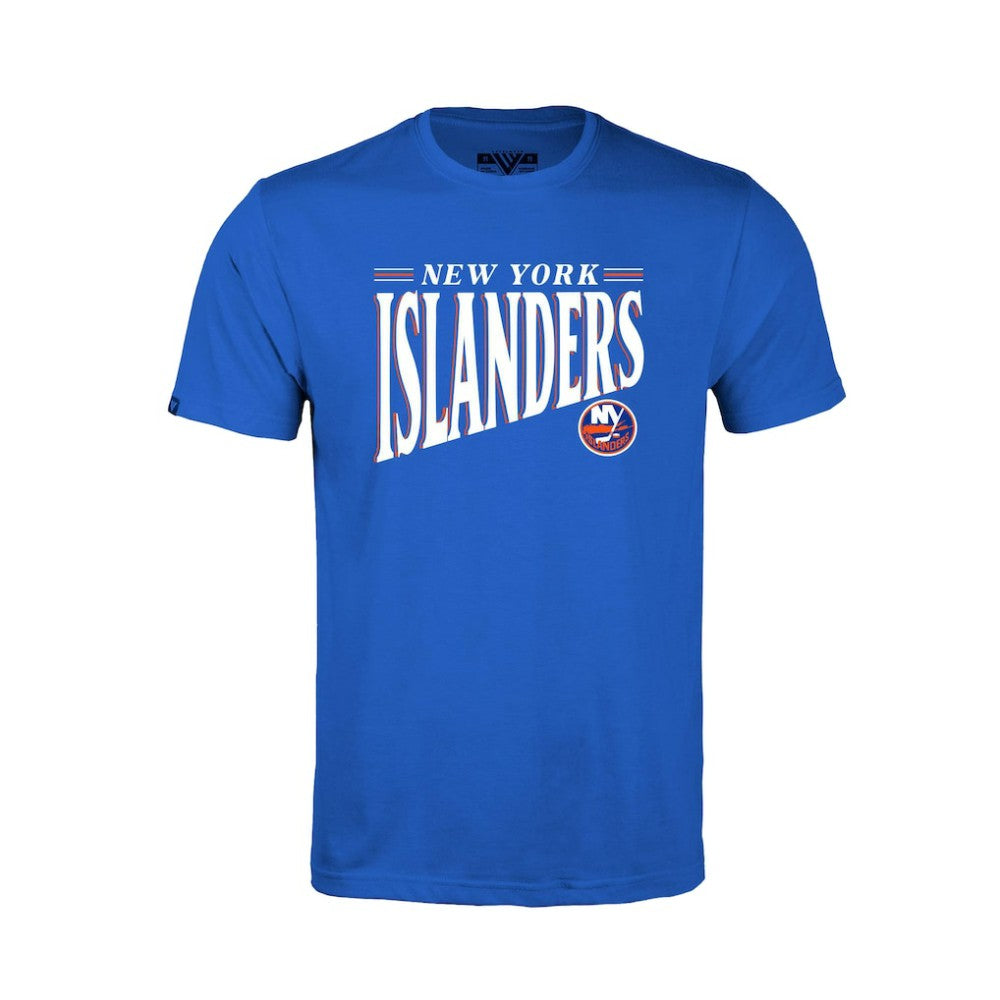 NHL Royal New York Islanders Levelwear Youth Little Richmond Tally T-Shirt