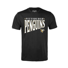 NHL Black Pittsburgh Penguins Levelwear Youth Little Richmond Tally T-Shirt