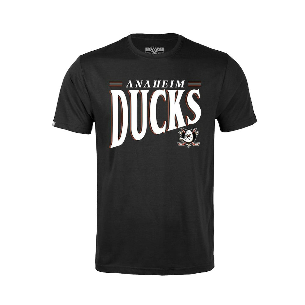 NHL Black Anaheim Ducks Levelwear Youth Little Richmond Tally T-Shirt