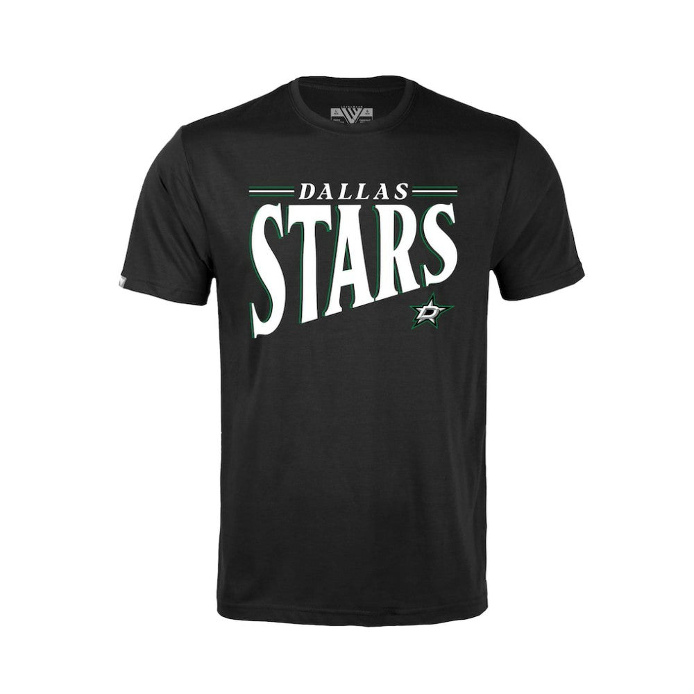 NHL Black Dallas Stars Levelwear Youth Little Richmond Tally T-Shirt