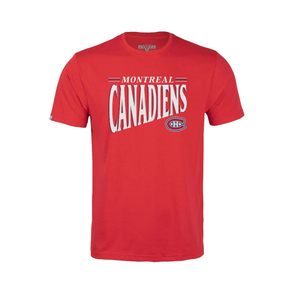 NHL Red Montreal Canadiens Levelwear Youth Little Richmond Tally T-Shirt