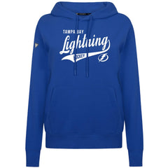 NHL Royal Tampa Bay Lightning Levelwear Women's Adorn Glide Pullover Hoodie