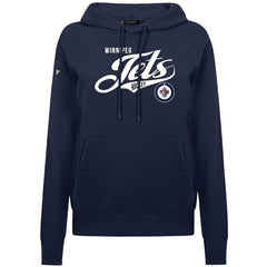 NHL Navy Winnipeg Jets Levelwear Women's Adorn Glide Pullover Hoodie