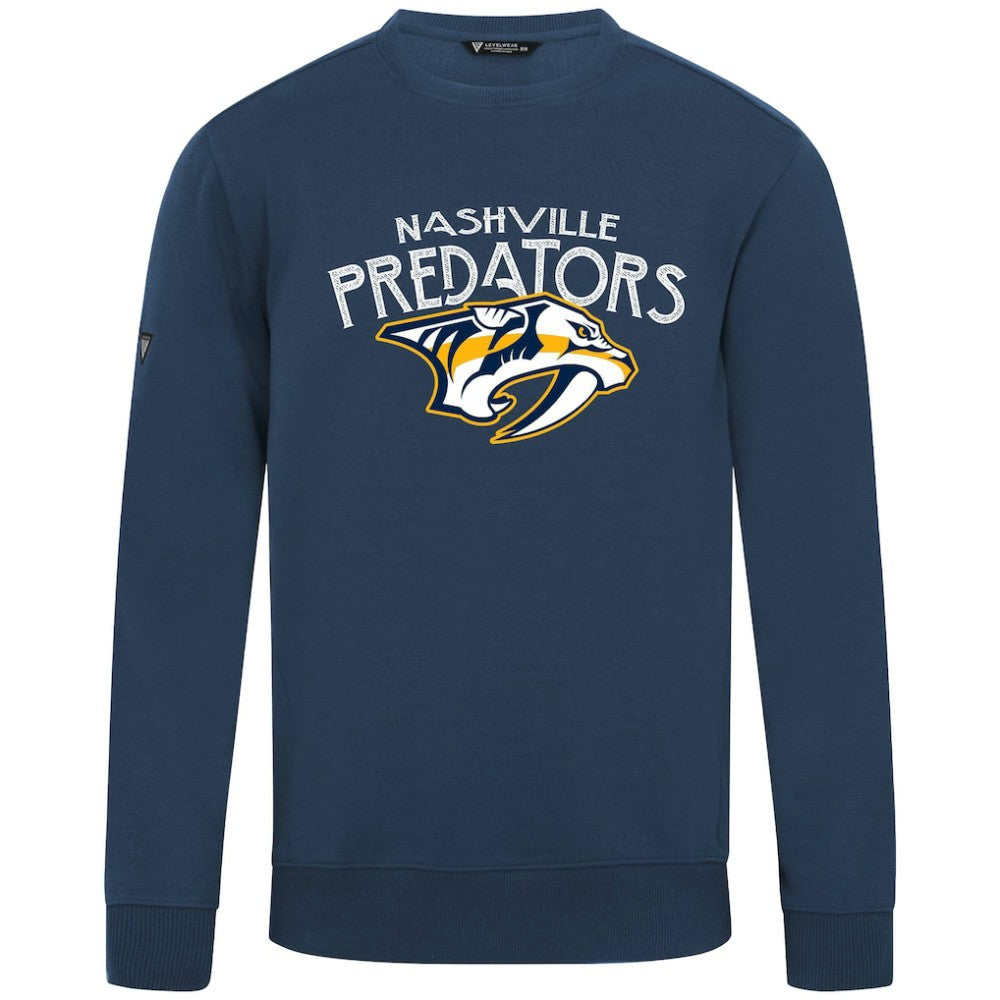 NHL Navy Nashville Predators Levelwear Zane Mission Sweatshirt