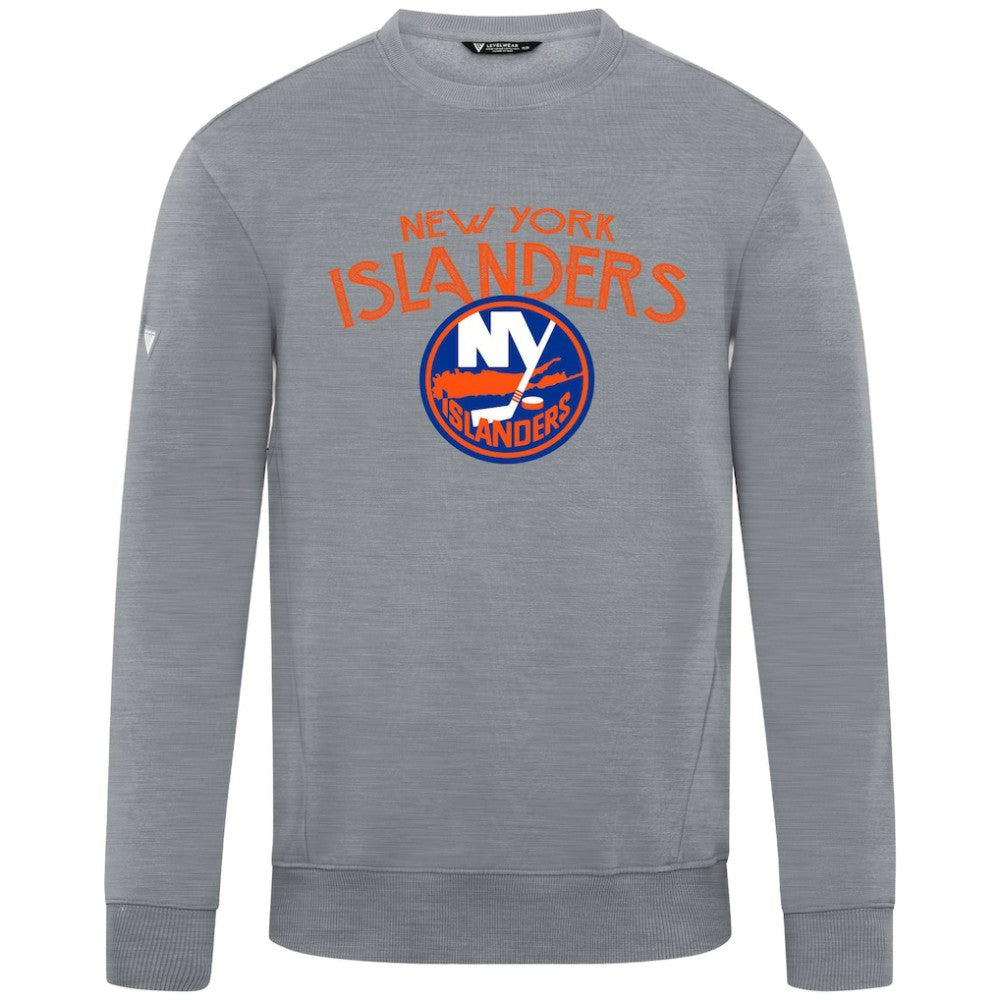 NHL Gray New York Islanders Levelwear Zane Mission Sweatshirt
