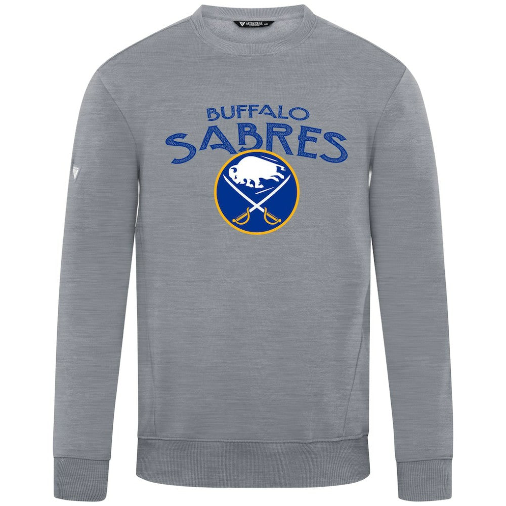 NHL Gray Buffalo Sabres Levelwear Zane Mission Sweatshirt
