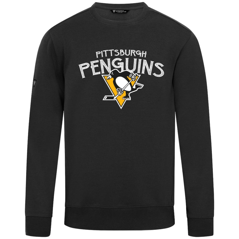 NHL Black Pittsburgh Penguins Levelwear Zane Mission Sweatshirt