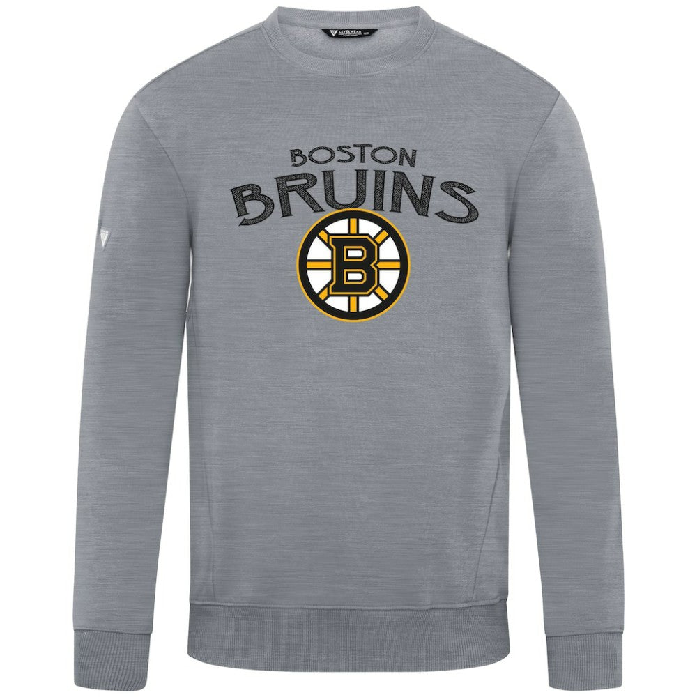 NHL Gray Boston Bruins Levelwear Zane Mission Sweatshirt
