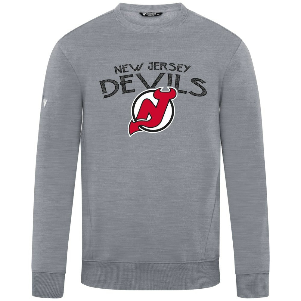 NHL Gray New Jersey Devils Levelwear Zane Mission Sweatshirt