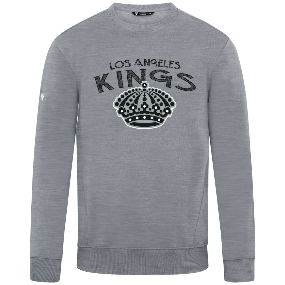 NHL Gray Los Angeles Kings Levelwear Zane Mission Sweatshirt