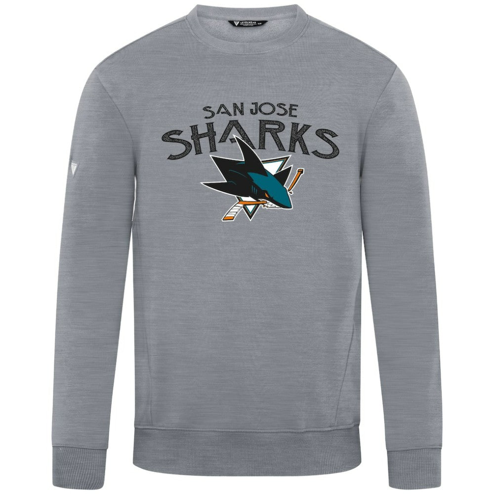 NHL Gray San Jose Sharks Levelwear Zane Mission Sweatshirt
