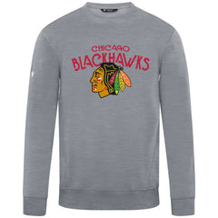 NHL Gray Chicago Blackhawks Levelwear Zane Mission Sweatshirt