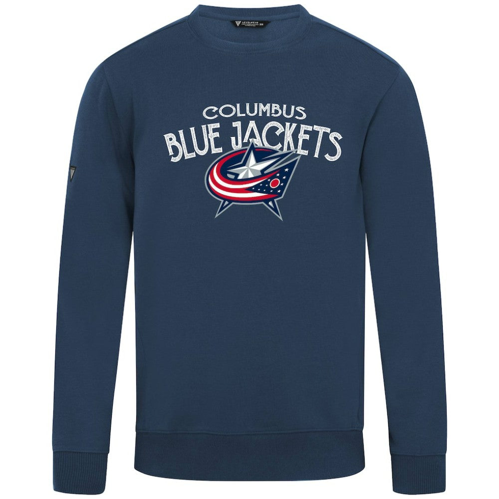 NHL Navy Columbus Blue Jackets Levelwear Zane Mission Sweatshirt