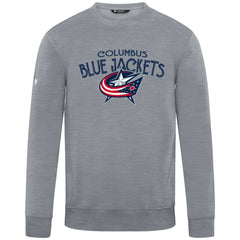NHL Gray Columbus Blue Jackets Levelwear Zane Mission Sweatshirt