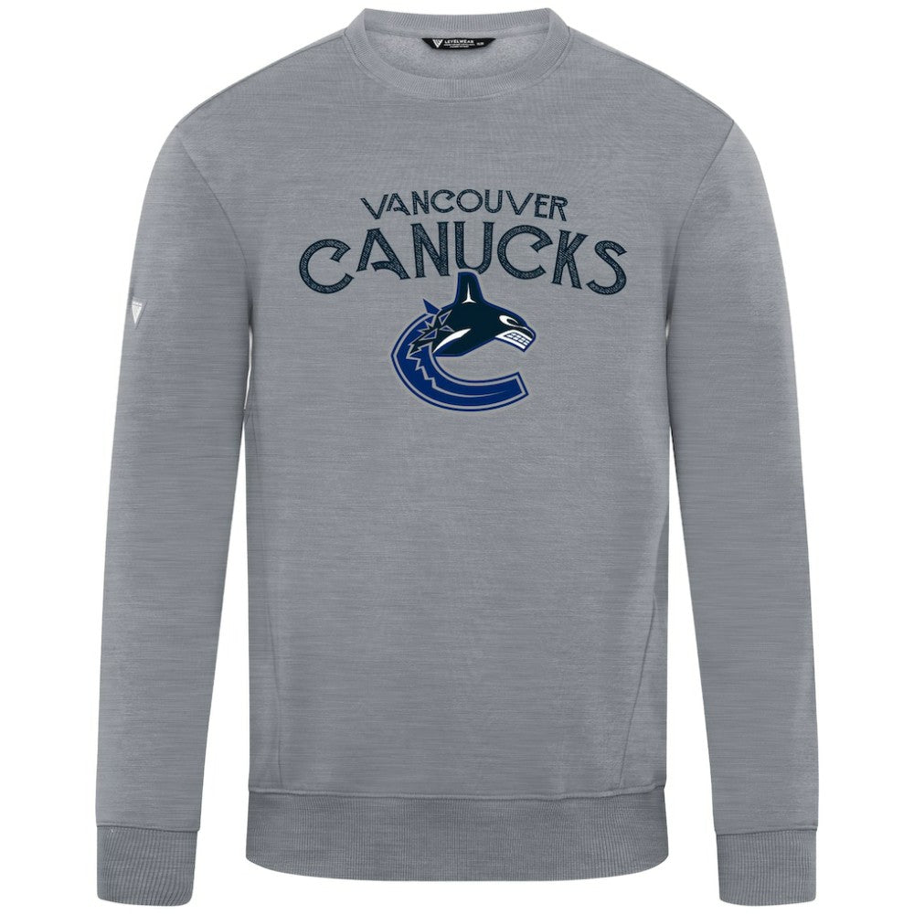 NHL Gray Vancouver Canucks Levelwear Zane Mission Sweatshirt