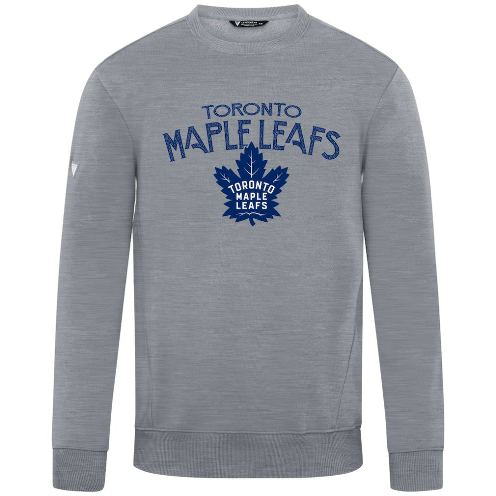 NHL Gray Toronto Maple Leafs Levelwear Zane Mission Sweatshirt