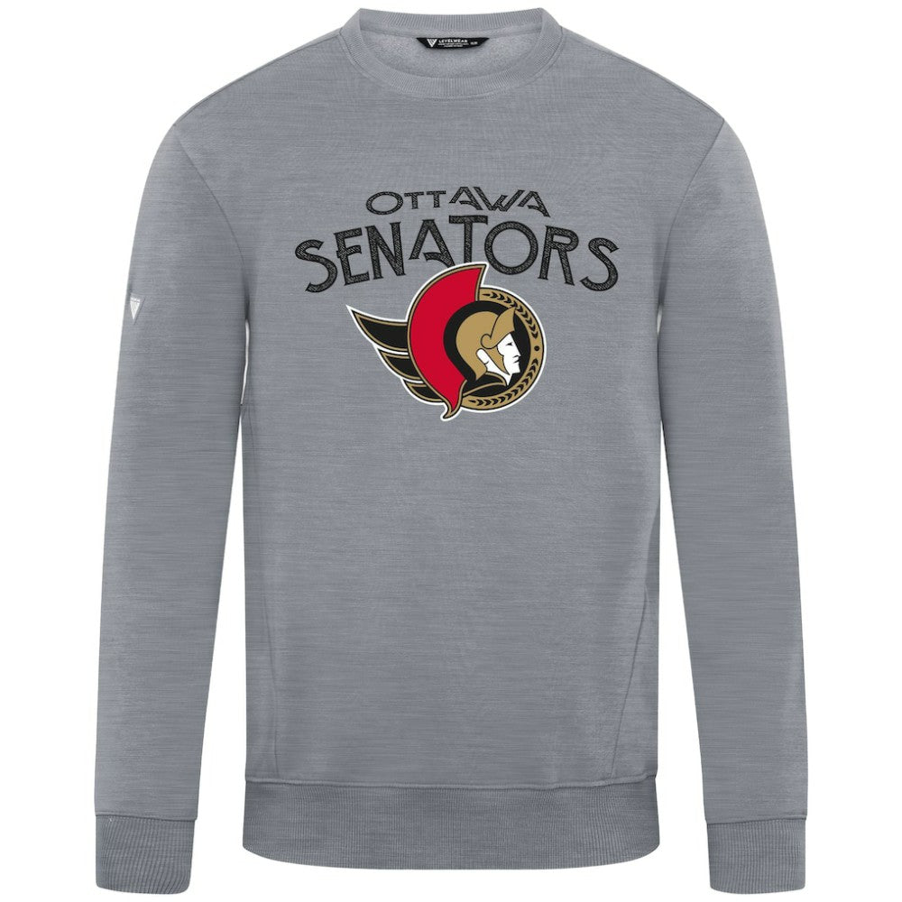 NHL Gray Ottawa Senators Levelwear Zane Mission Sweatshirt