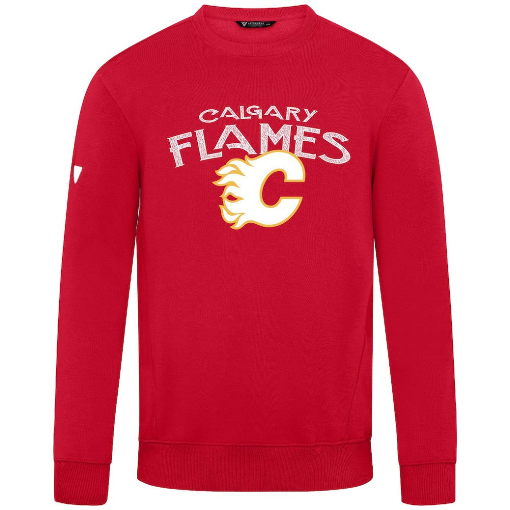 NHL Red Calgary Flames Levelwear Zane Mission Sweatshirt