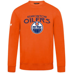NHL Orange Edmonton Oilers Levelwear Zane Mission Sweatshirt