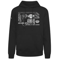 NHL Black Los Angeles Kings Levelwear Podium Campaign Pullover Hoodie