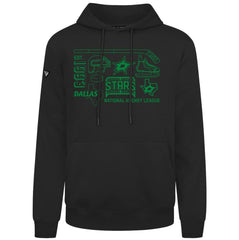 NHL Black Dallas Stars Levelwear Podium Campaign Pullover Hoodie