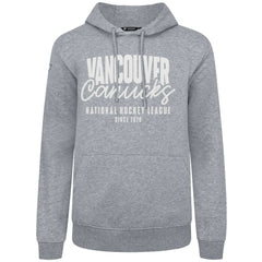 NHL Gray Vancouver Canucks Levelwear Podium Response Pullover Hoodie