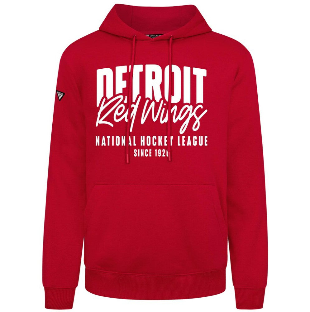 NHL Red Detroit Red Wings Levelwear Podium Response Pullover Hoodie