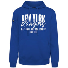 NHL Royal New York Rangers Levelwear Podium Response Pullover Hoodie