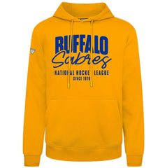 NHL Gold Buffalo Sabres Levelwear Podium Response Pullover Hoodie