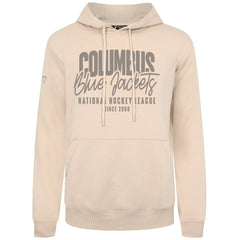 NHL Khaki Columbus Blue Jackets Levelwear Podium Response Pullover Hoodie