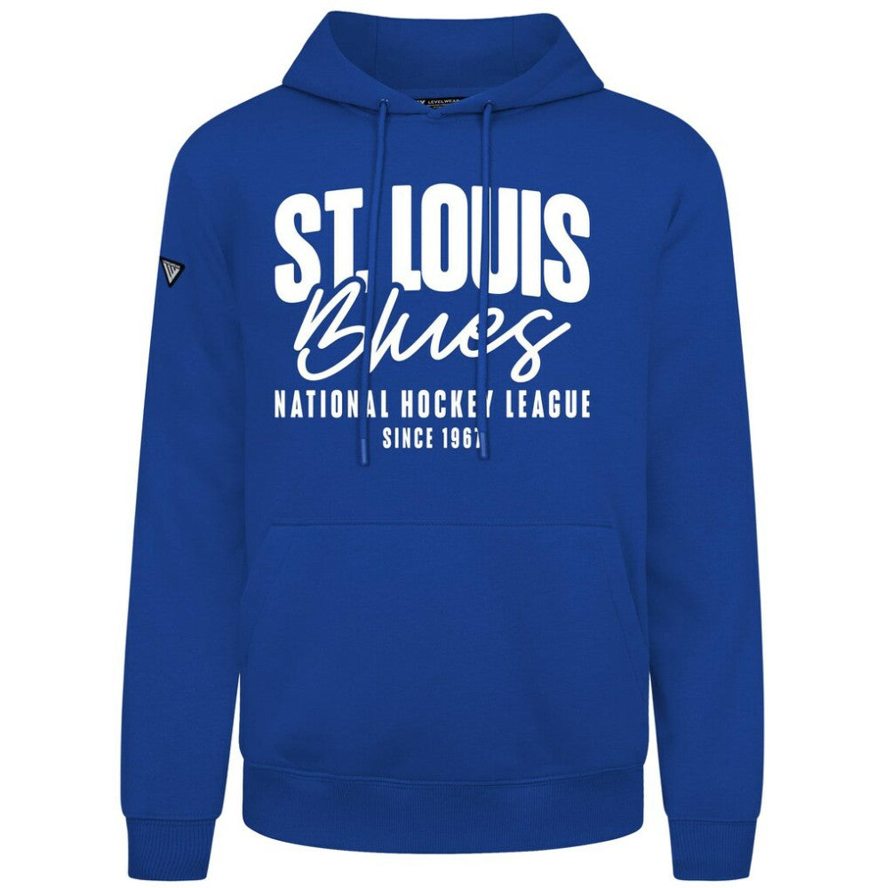 NHL Royal St. Louis Blues Levelwear Podium Response Pullover Hoodie