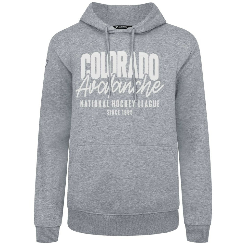 NHL Gray Colorado Avalanche Levelwear Podium Response Pullover Hoodie