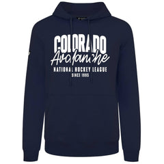 NHL Navy Colorado Avalanche Levelwear Podium Response Pullover Hoodie