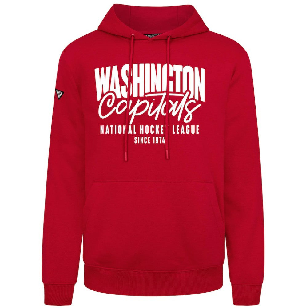 NHL Red Washington Capitals Levelwear Podium Response Pullover Hoodie