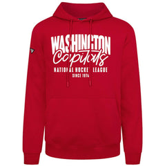 NHL Red Washington Capitals Levelwear Podium Response Pullover Hoodie