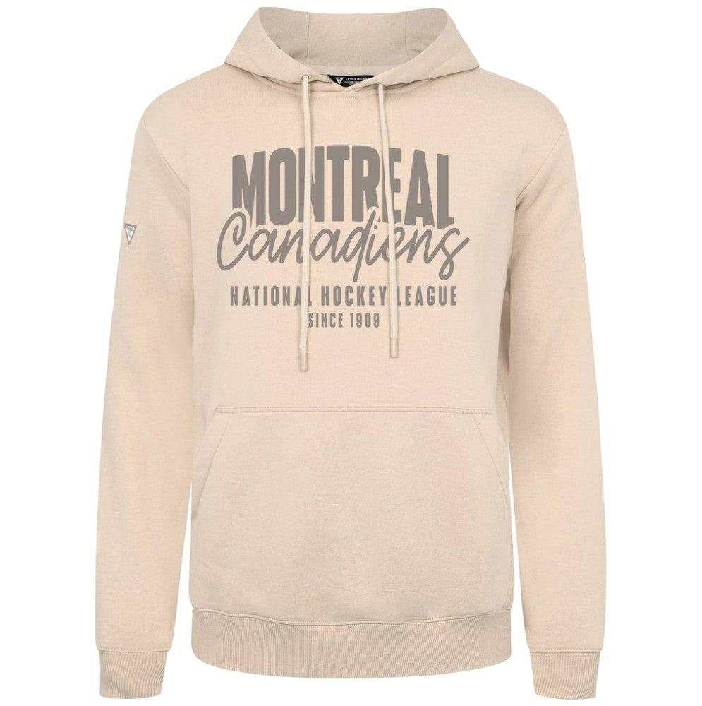 NHL Khaki Montreal Canadiens Levelwear Podium Response Pullover Hoodie