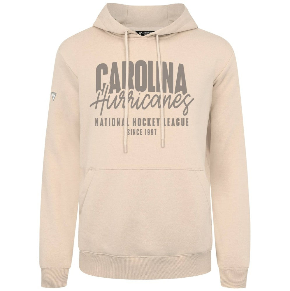 NHL Khaki Carolina Hurricanes Levelwear Podium Response Pullover Hoodie