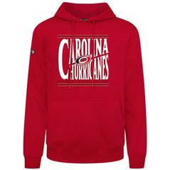 NHL Red Carolina Hurricanes Levelwear Podium Powerhouse Pullover Hoodie