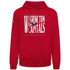 NHL Red Washington Capitals Levelwear Podium Powerhouse Pullover Hoodie