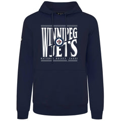NHL Navy Winnipeg Jets Levelwear Podium Powerhouse Pullover Hoodie