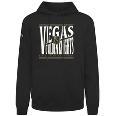 NHL Black Vegas Golden Knights Levelwear Podium Powerhouse Pullover Hoodie