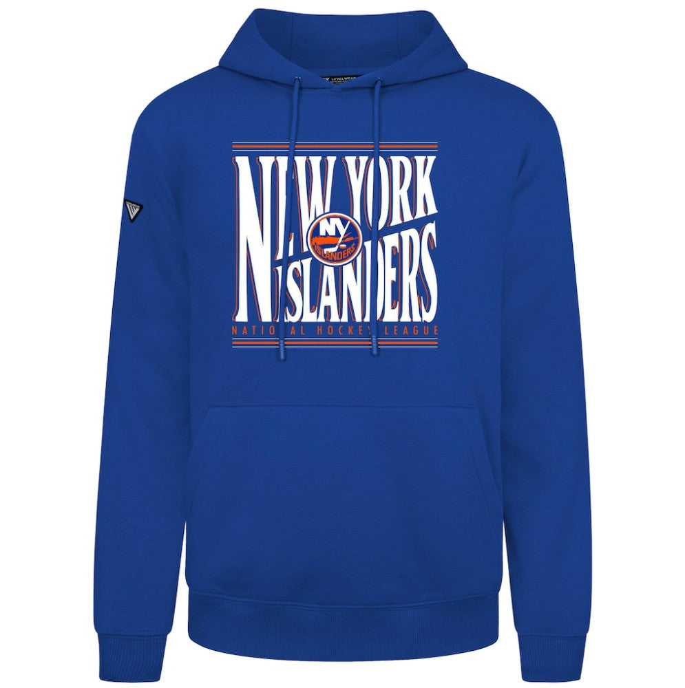 NHL Royal New York Islanders Levelwear Podium Powerhouse Pullover Hoodie
