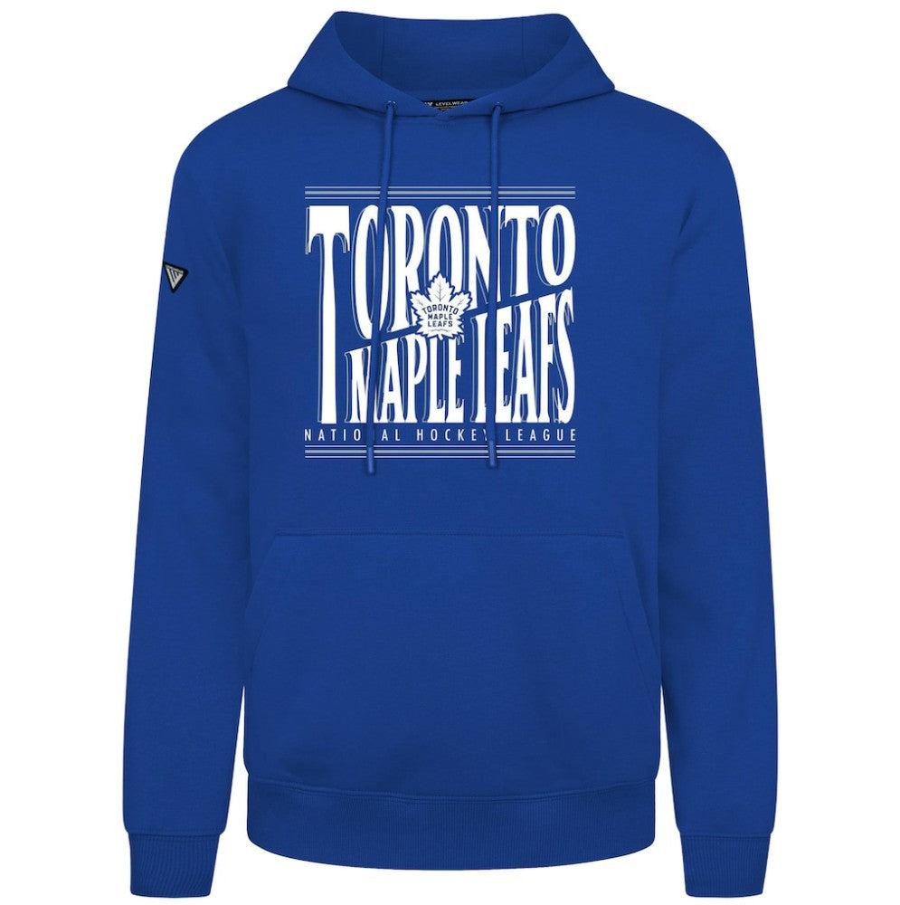 NHL Royal Toronto Maple Leafs Levelwear Podium Powerhouse Pullover Hoodie