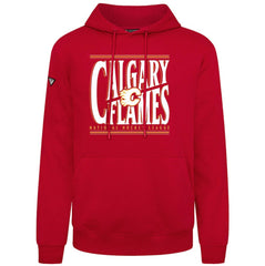 NHL Red Calgary Flames Levelwear Podium Powerhouse Pullover Hoodie
