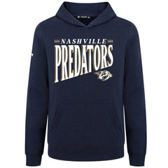 NHL Navy Nashville Predators Levelwear Youth Jr Podium Tally Pullover Hoodie