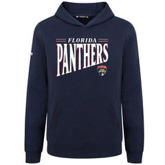 NHL Navy Florida Panthers Levelwear Youth Jr Podium Tally Pullover Hoodie