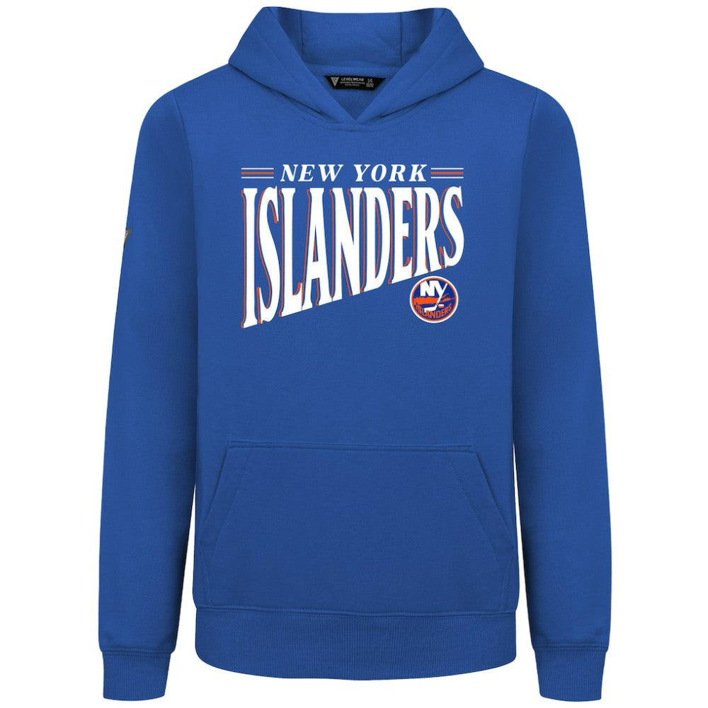 NHL Royal New York Islanders Levelwear Youth Jr Podium Tally Pullover Hoodie