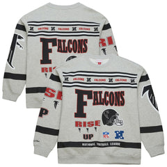 All Over Print Vintage Fleece Crewneck Sweatshirt - Atlanta Falcons