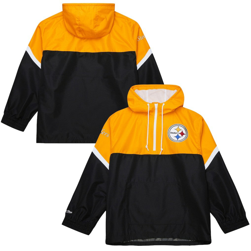 Tie Breaker Vintage Logo Lightweight Anorak Half-Zip Windbreaker - Pittsburgh Steelers