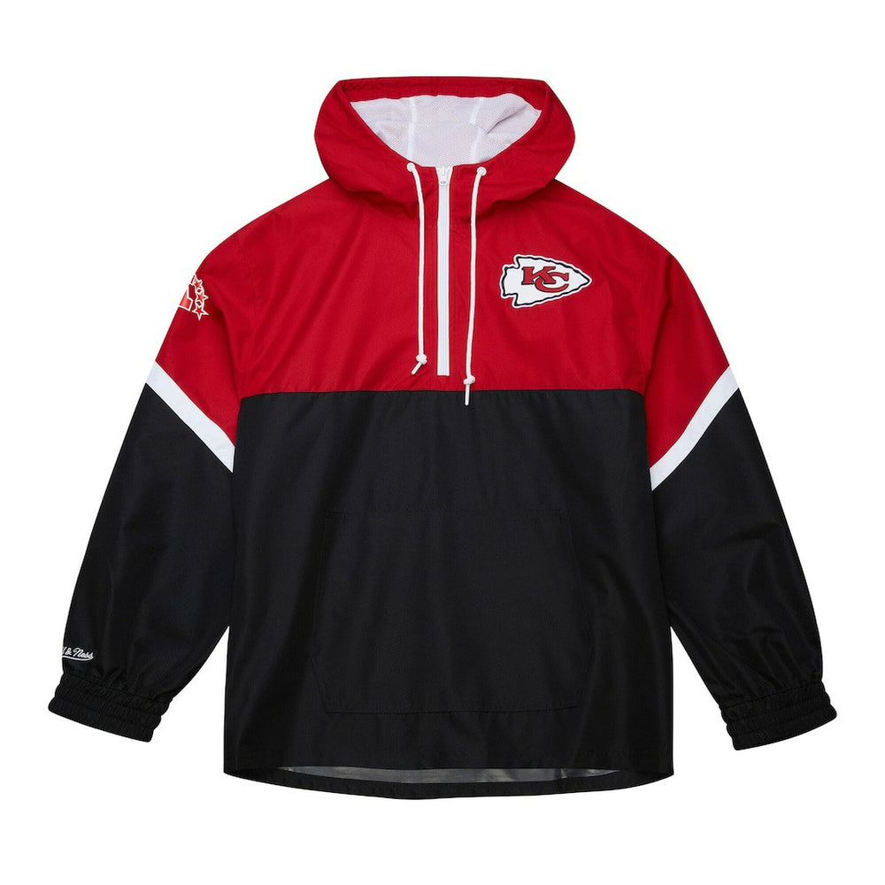 Tie Breaker Vintage Logo Lightweight Anorak Half-Zip Windbreaker - Kansas City Chiefs